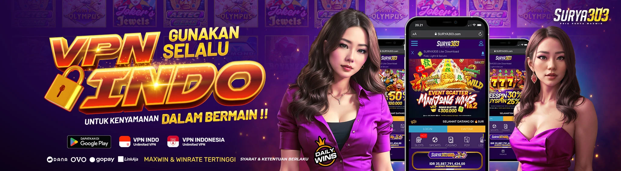 SURYA303 : RTP LIVE Slot Gacor Winrate Tinggi Hari Ini